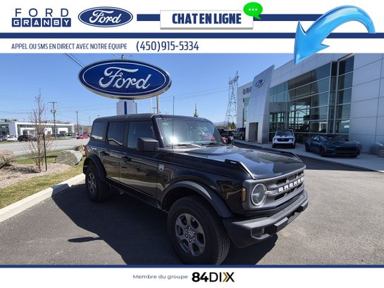 Ford Bronco Big Bend 4 portes 4x4 2023 Noir