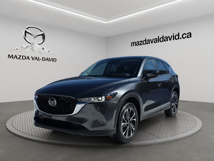 2025 Mazda CX-5 Gs, awd, Toit ouvrant, volant et rétroviseurs chauffants, hayon électrique Polymetal Metallic