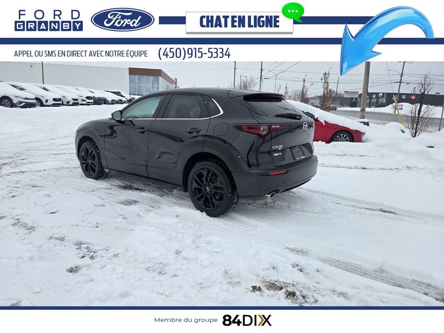 Mazda CX-30 GS AWD, SIEGES ET VOLANT CHAUFFANTS 2023 Noir