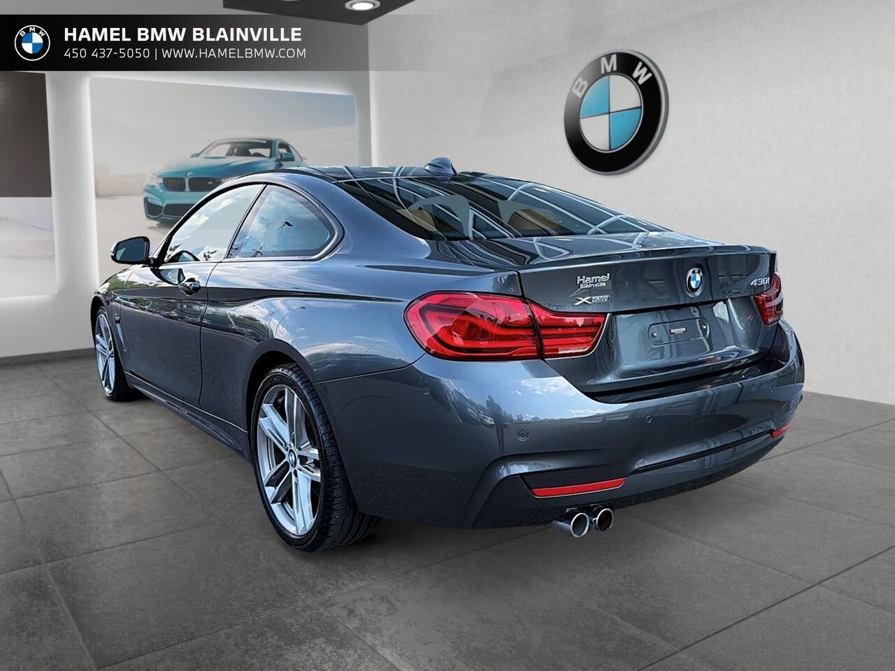 2019 BMW Série 4 430i xDrive coupé Grey Blainville - photo #3