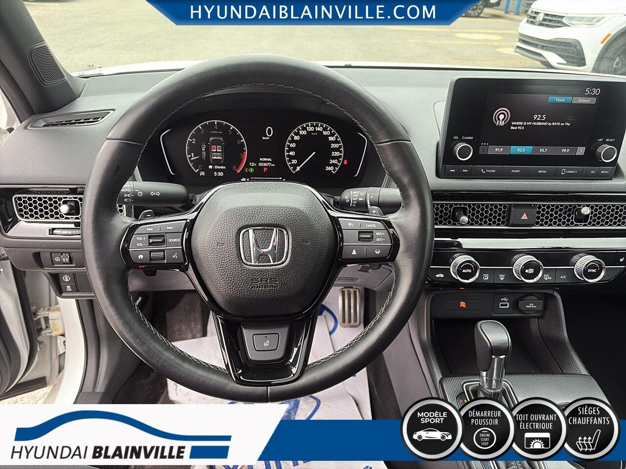 Honda Civic Berline 2023 Blanc Blainville - photo #12