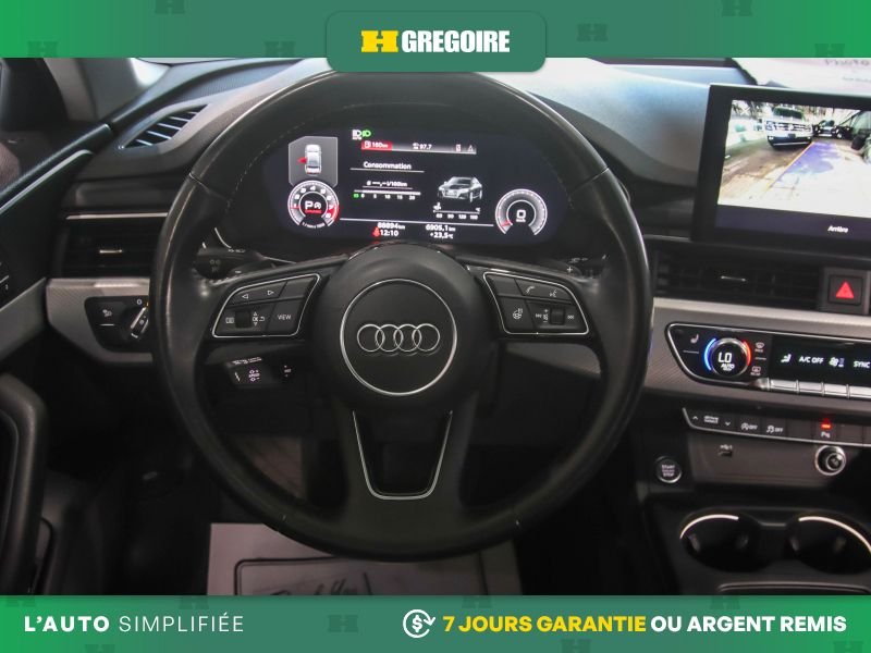 Audi A4 821431 | PROGRESSIVE AWD AUTO A/C CUIR TOIT NAV MAGS 2020 Blanc Laval - photo #26