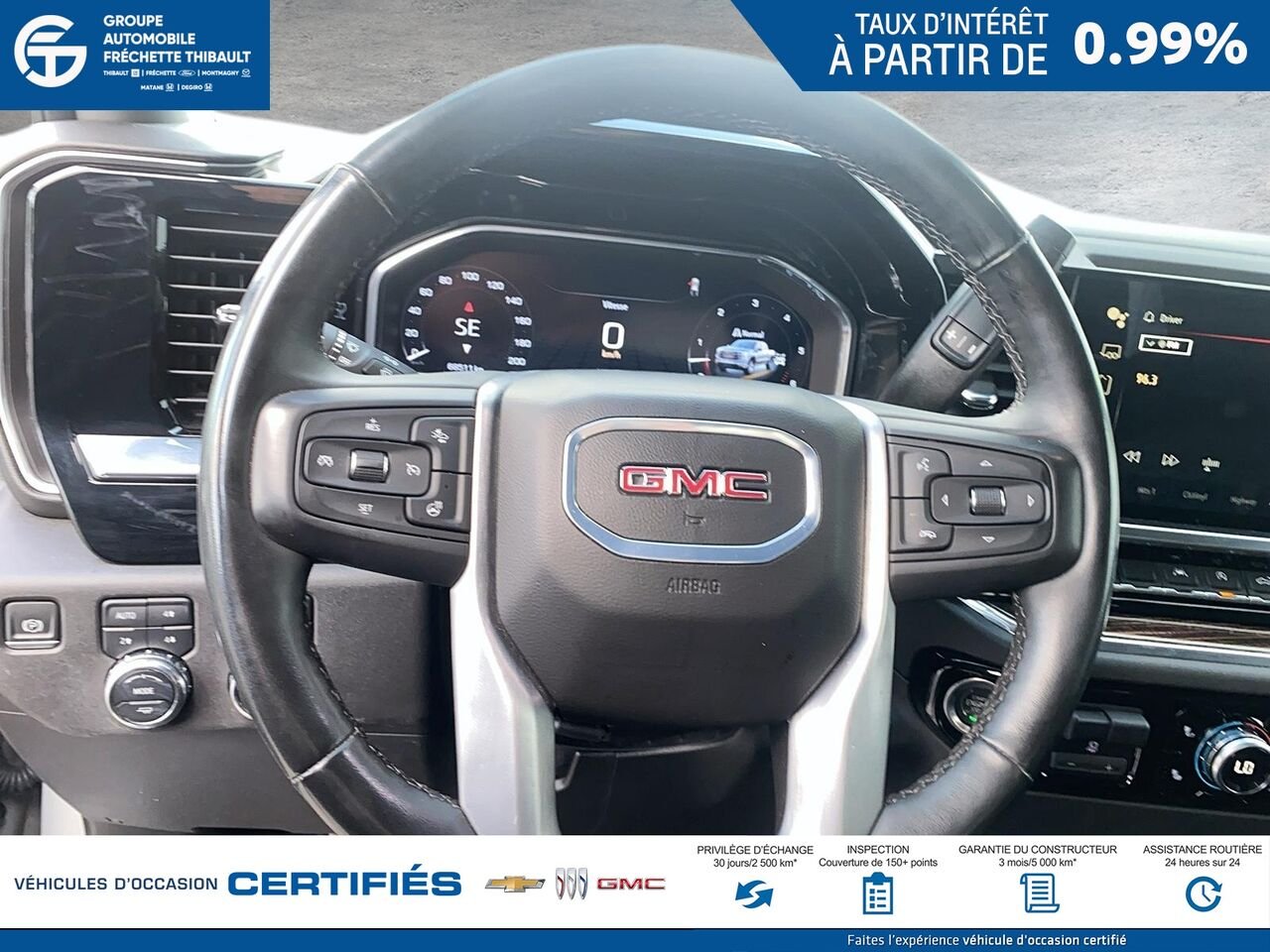 GMC SIERRA SLE cabine multiplace 4RM 157 po 2024 Gris Montmagny - photo #11