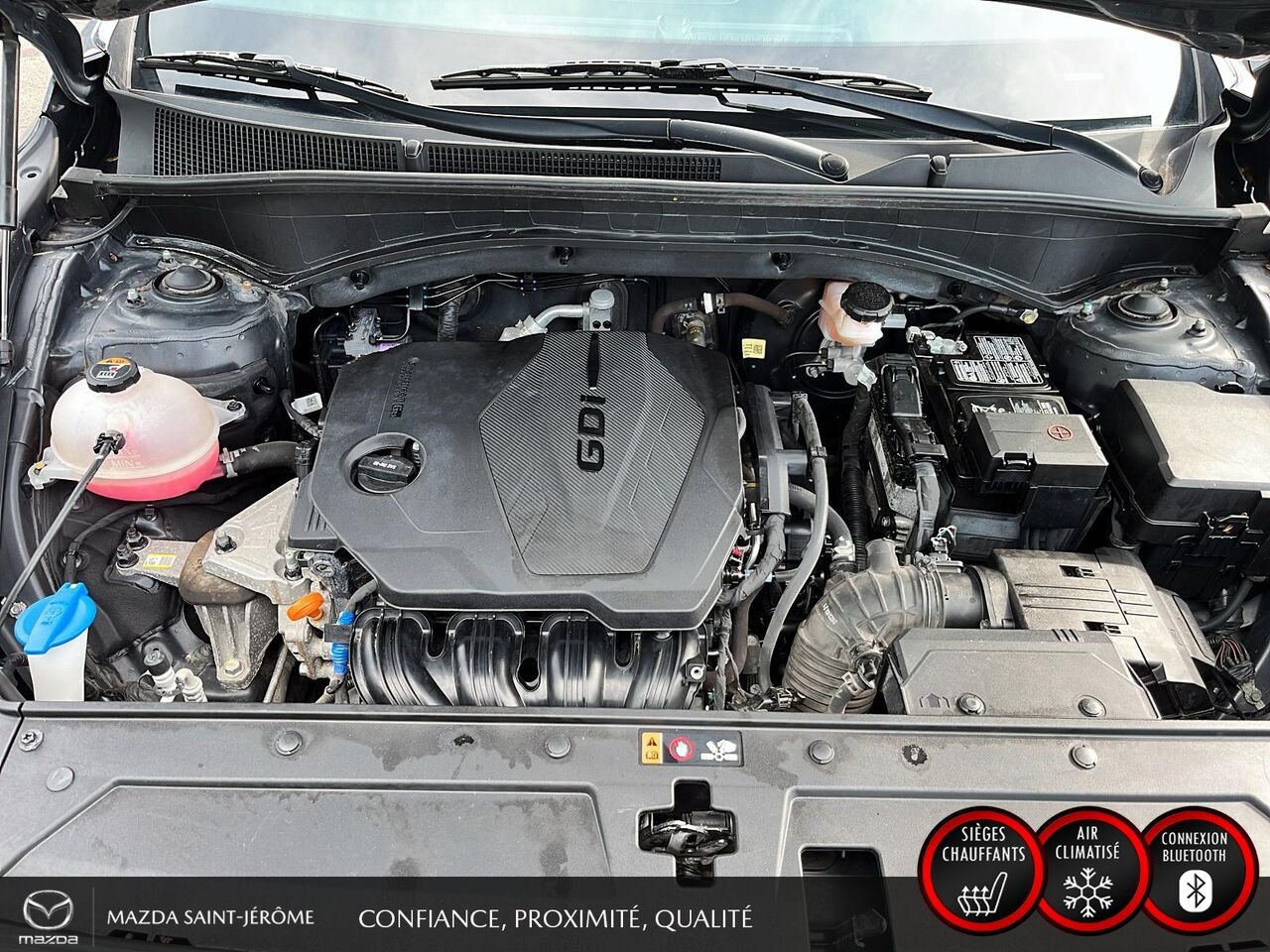 Hyundai Santa Fe Preferred TI avec ensemble Trend | TOIT PANO | CUIR | AWD | 2023 Gris Saint-Jérôme - photo #25