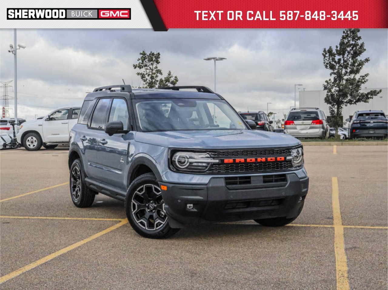 2025 Ford Bronco Sport Outer Banks 4x4 Azure Gray Metallic Sherwood Park - photo #0