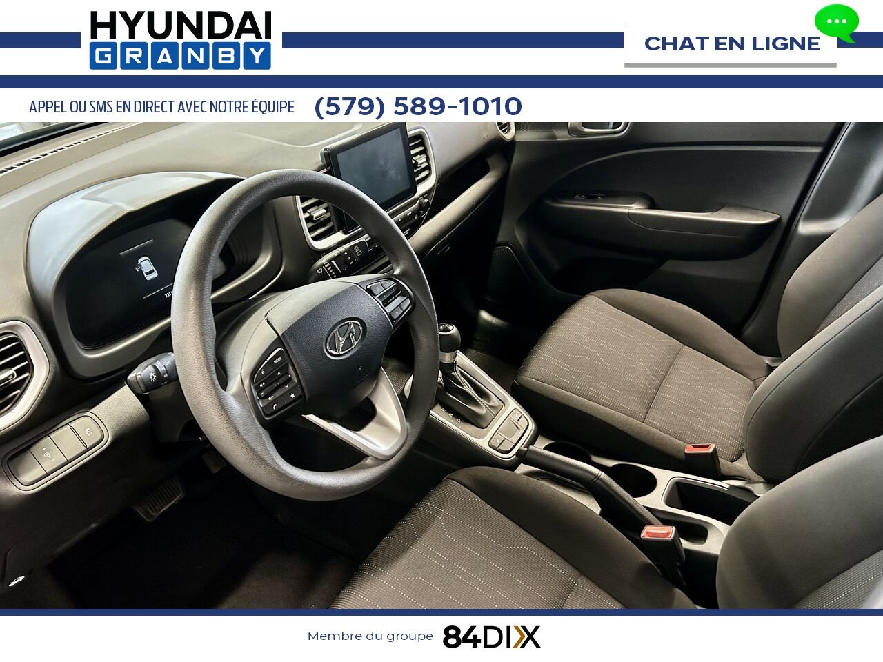 Hyundai Venue 2024 Noir Granby - photo #10