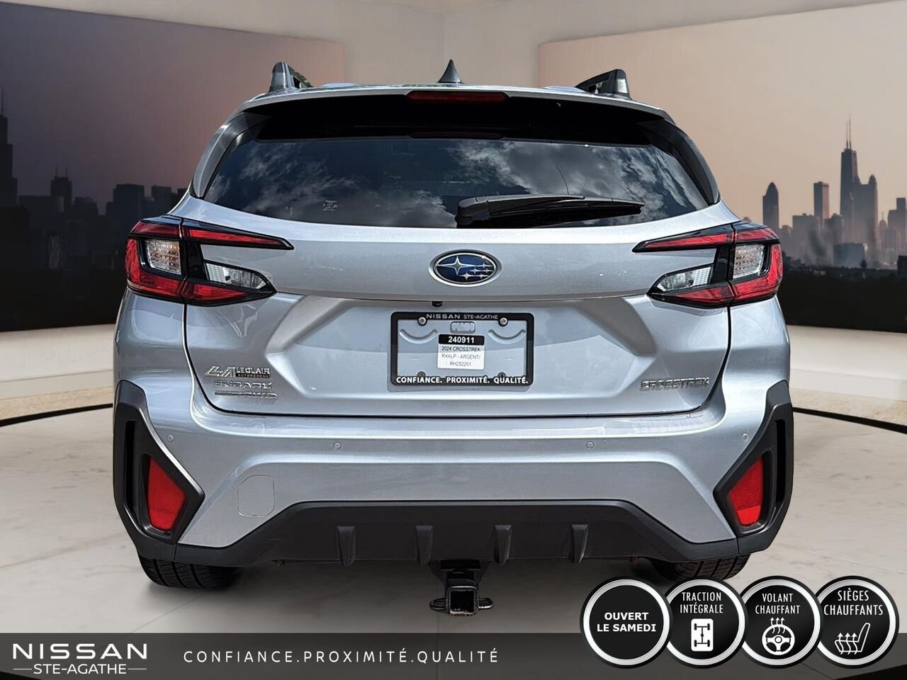 2024 Subaru Crosstrek Silver Ste-Agathe des Monts - photo #3