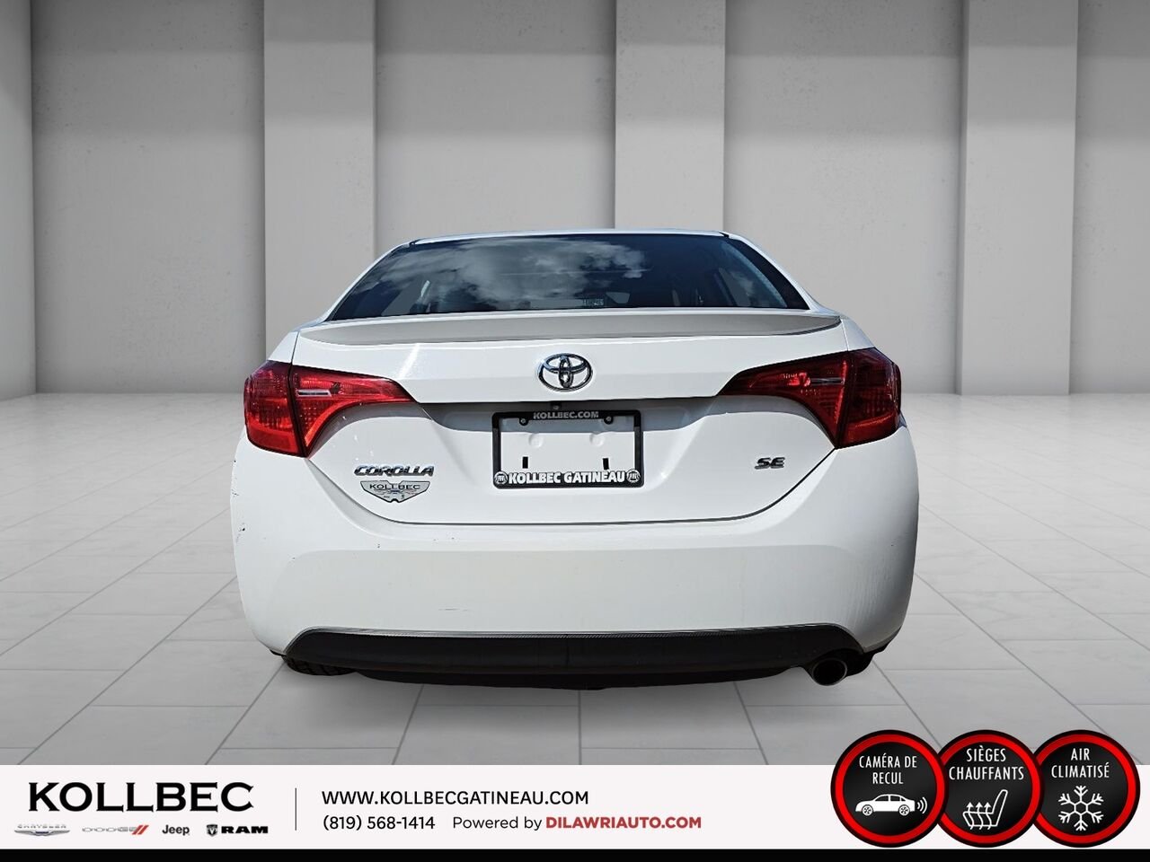 TOYOTA COROLLA SE 2018 Blanc Ottawa & Gatineau - photo #16