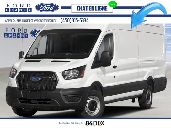 Ford Transit fourgon utilitaire T-350 toit surélevé PA 148 po PNBV de 9 500 lb 2025 Blanc Oxford
