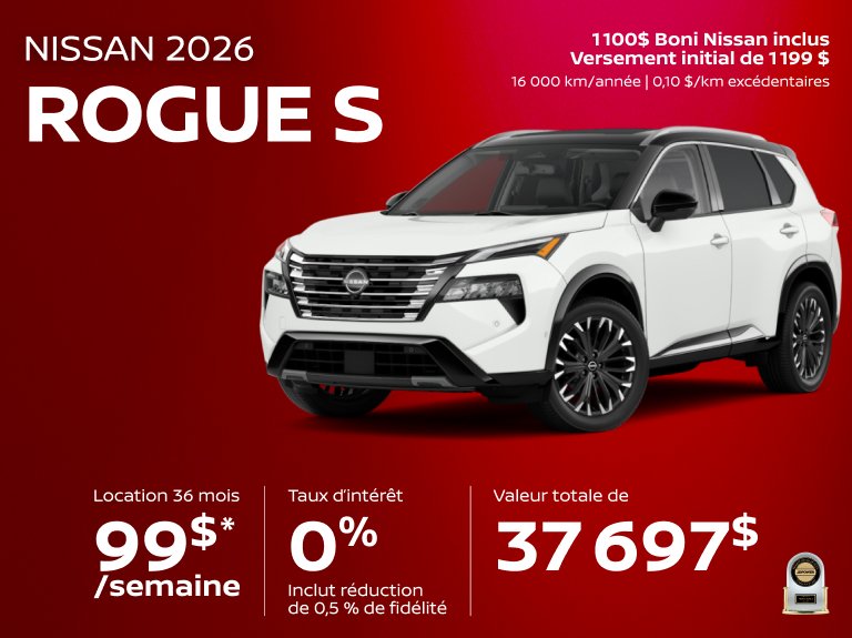Nissan chomedey Accueil juillet Rogue S