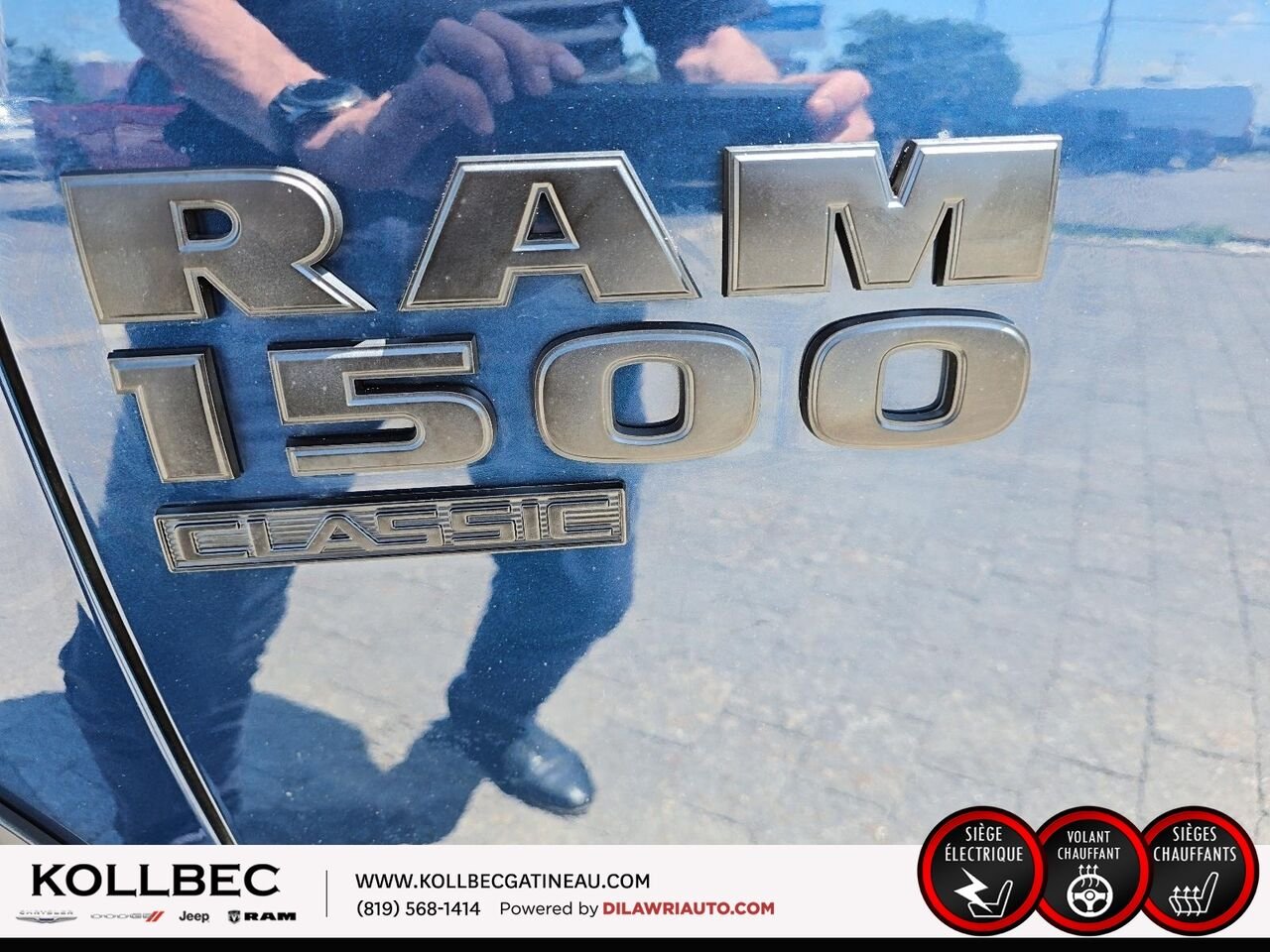 RAM 1500 CLASSIC 261111 | Warlock Crewcab 4x4 2019 Bleu Gatineau - photo #7