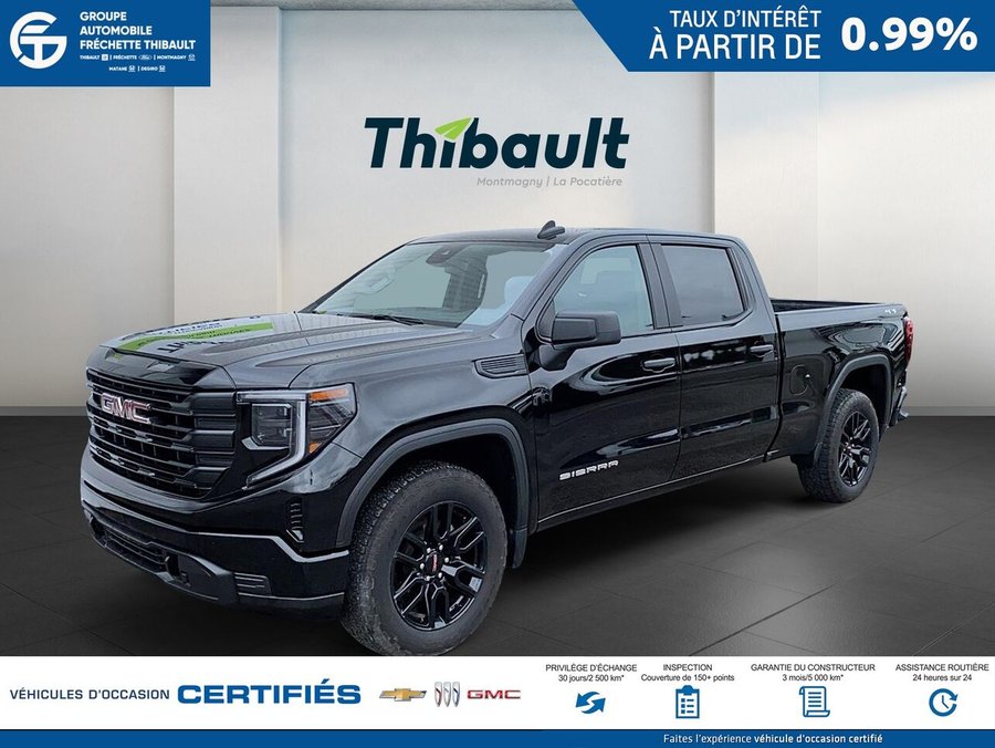GMC SIERRA Pro cabine multiplace 4RM 157 po 2024 Noir