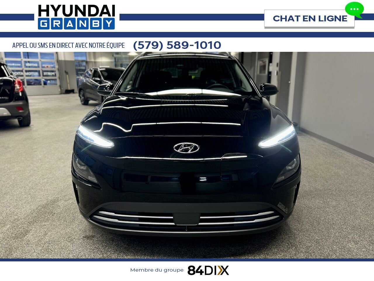 2023 Hyundai Kona Electric Black Granby - photo #2