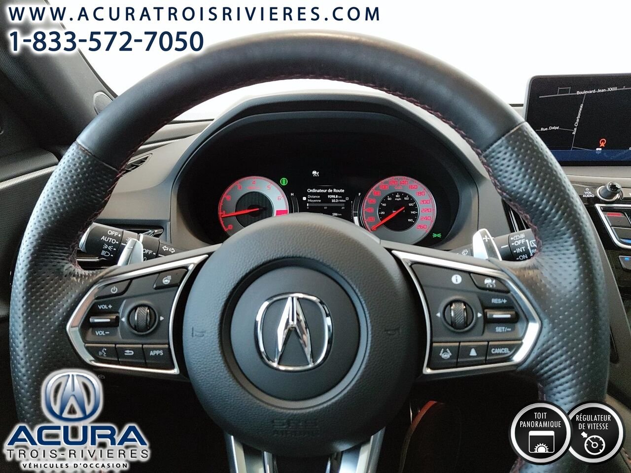 Acura RDX A-Spec sh-awd, toit pano, lumières DEL 2025 Noir Trois-Rivières - photo #25