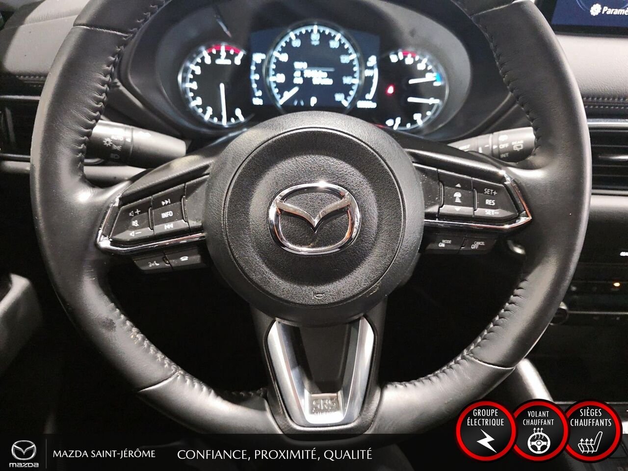 2025 Mazda CX-5 GS | CUIR | AWD | MAGS | Red Saint-Jérôme - photo #13