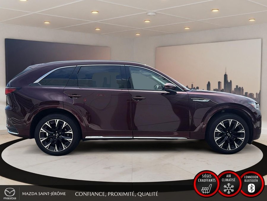 Mazda CX-90 hybride léger Signature | TOIT OUVRANT | CAMÉRA 360 | 2025 Rouge