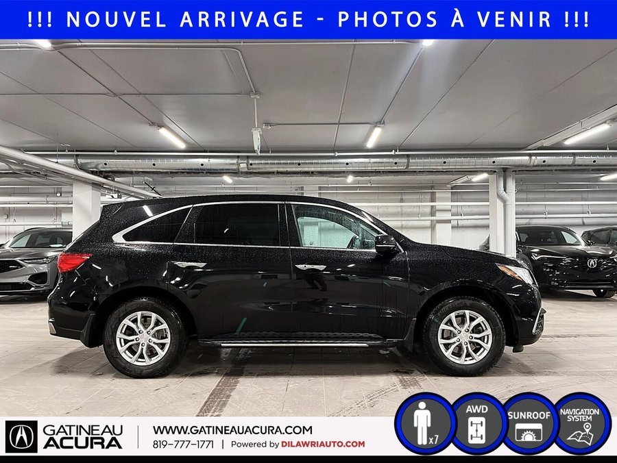 Acura MDX *** UN PROPRIO + CLEAN CARFAX *** 2018 Noir