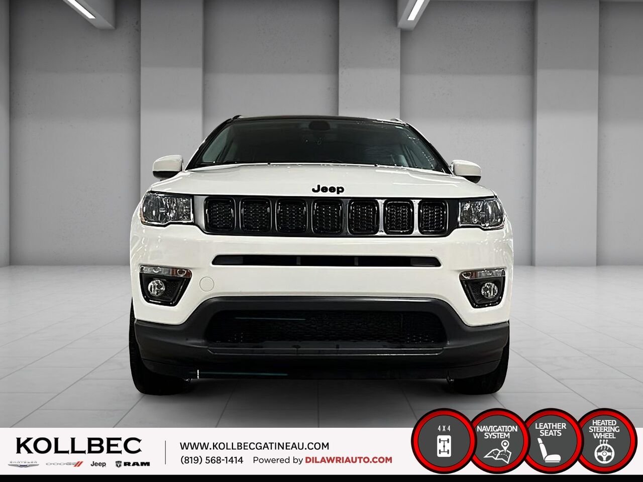 Jeep Compass 25571 | NORTH AWD 2020 Blanc Gatineau - photo #10