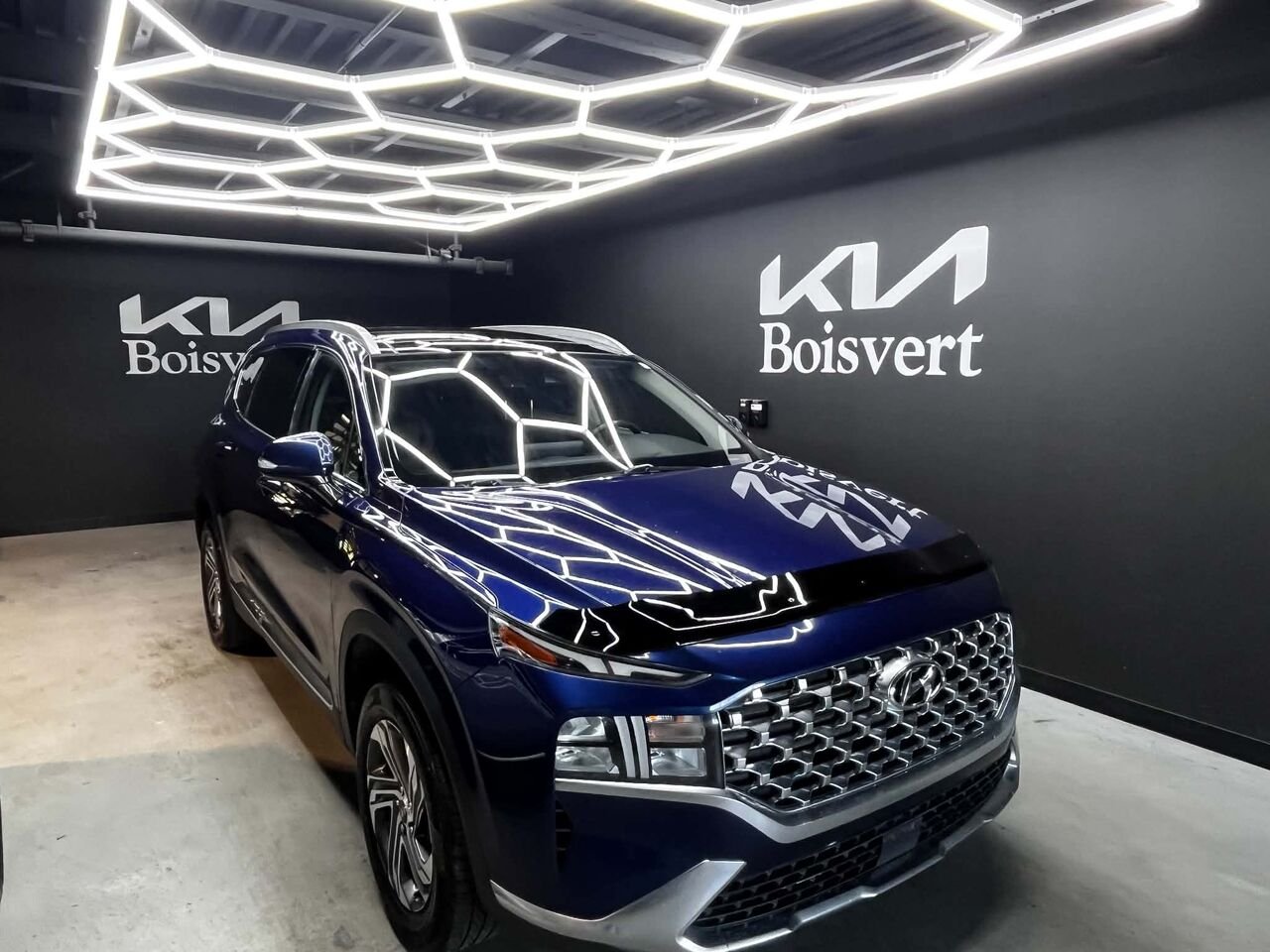 2021 Hyundai Santa Fe Blue Blainville - photo #1