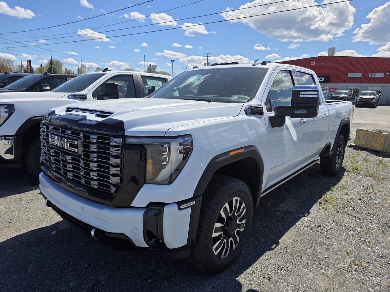 GMC Sierra 2500HD Denali Ultimate 2026 Blanc glacier 3 couches Rouyn-Noranda - photo #0