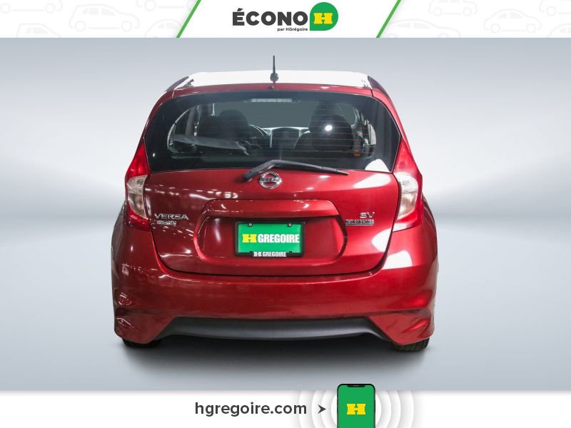 Nissan Versa Note 820298 | SV AUTO GR ÉLEC A/C BLUETOOTH CAMÉRA MAGS 2018 Rouge Laval - photo #5