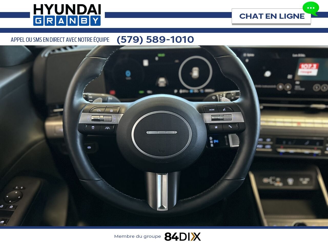 Hyundai Kona électrique 2024 Blanc Granby - photo #13