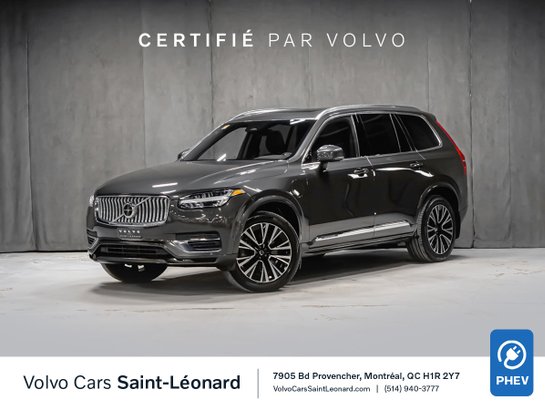 Volvo XC90 Recharge T8 LONGUE AUTONOMIE PLUS CLIMATE PILOT ASSIST 2024 Gris