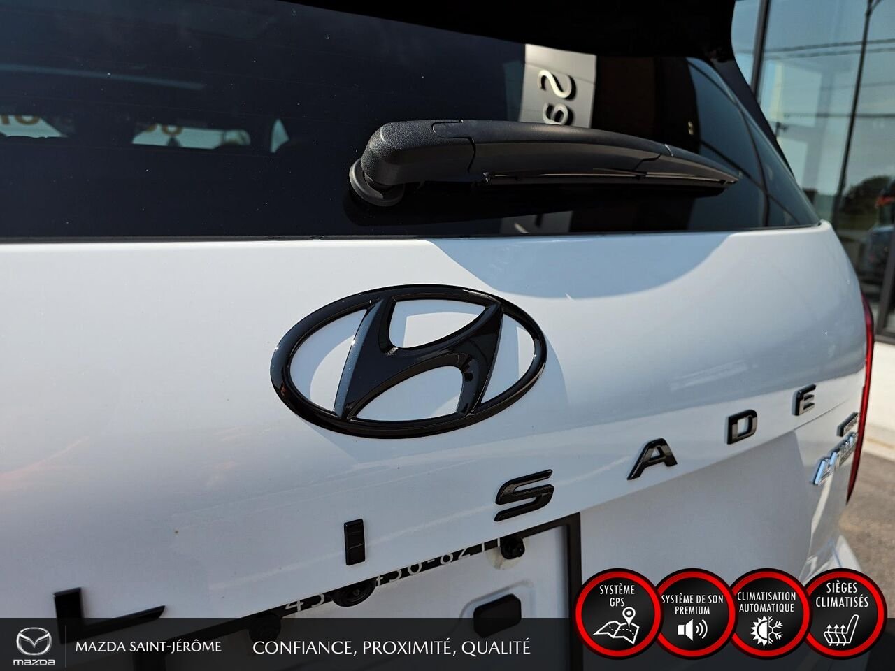 2025 Hyundai Palisade Ultimate Calligraphy édition Nuit TI 7 places White Saint-Jérôme - photo #7