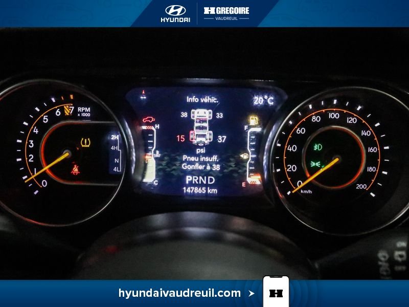 Jeep Wrangler Unlimited YA877 | Sport 4x4 2019 Gris Laval - photo #22