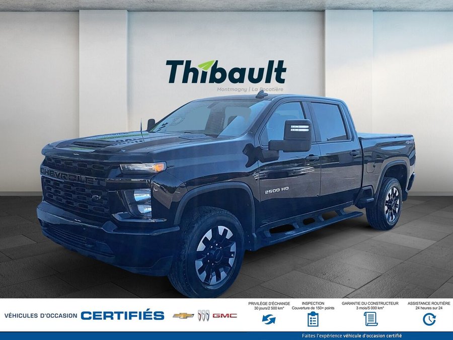 CHEVROLET SILVERADO Custom cabine multiplace 4RM 159 po 2020 Noir