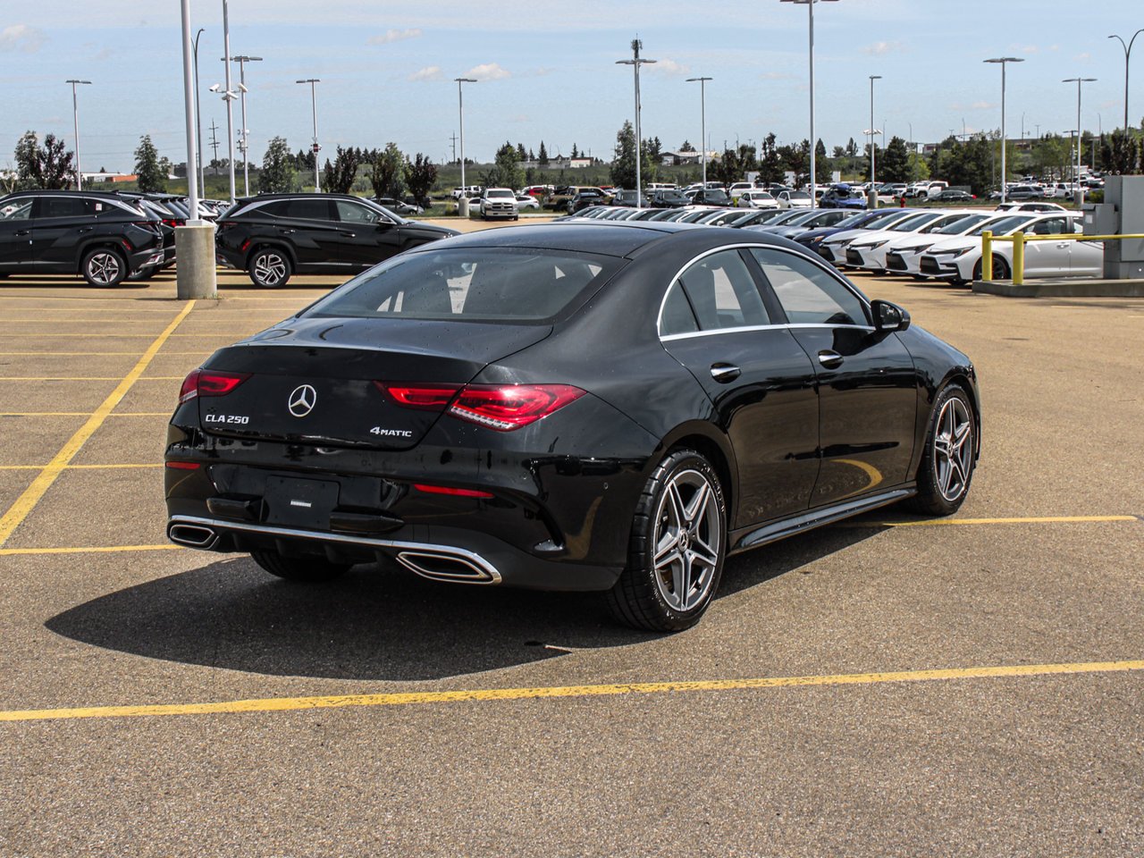 2020 Mercedes-Benz CLA CLA 250 4MATIC Coupe Black Sherwood Park - photo #8