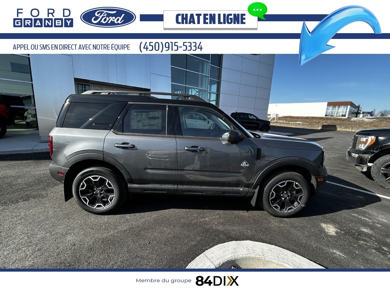 2025 Ford Bronco Sport Azure Grey Metallic Tri-Coat Granby - photo #1