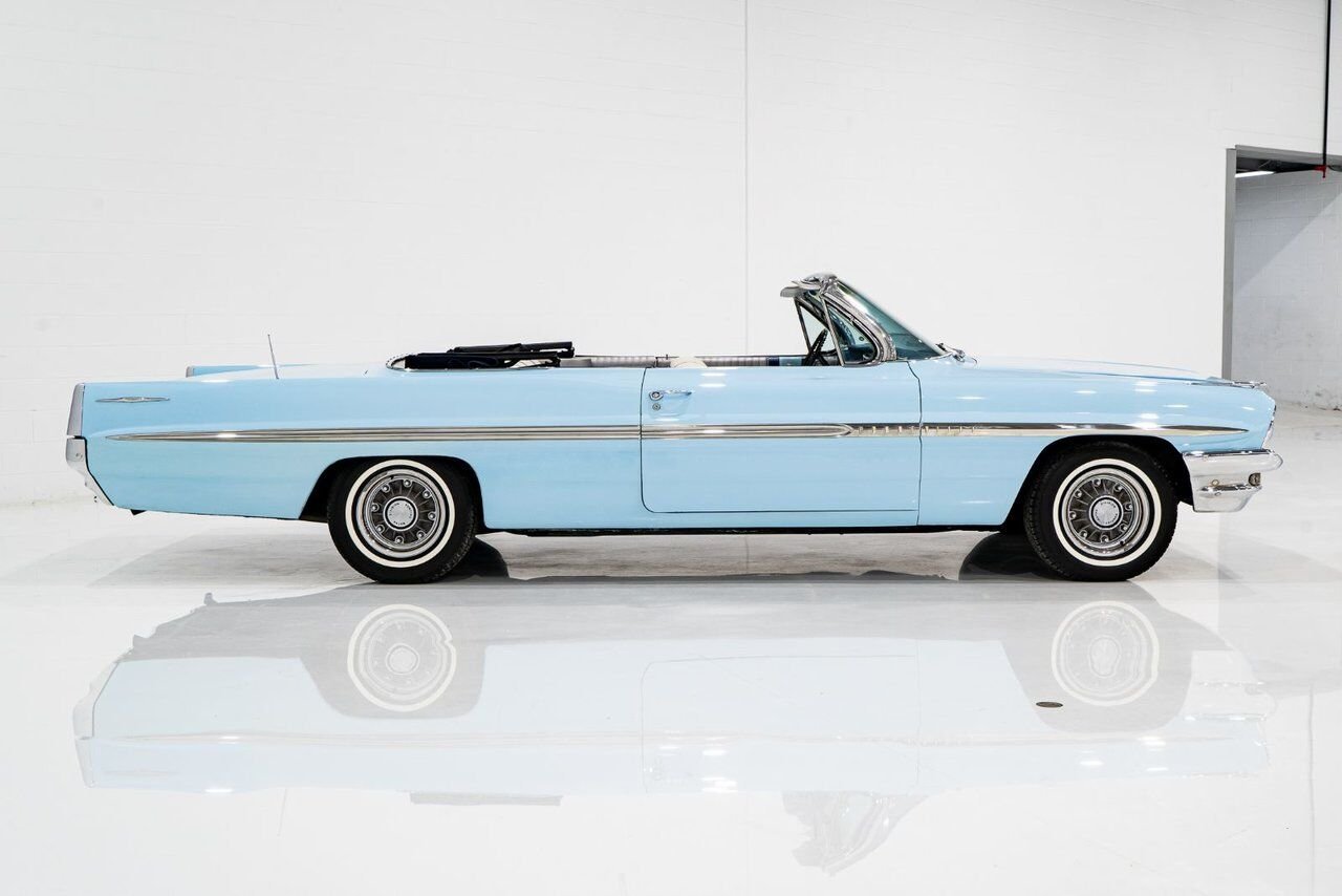 1961 Pontiac Bonneville **PRIX EN USD**C8 Suffix 389cu.in. TriPower 4 Speed Blue Montreal - photo #29