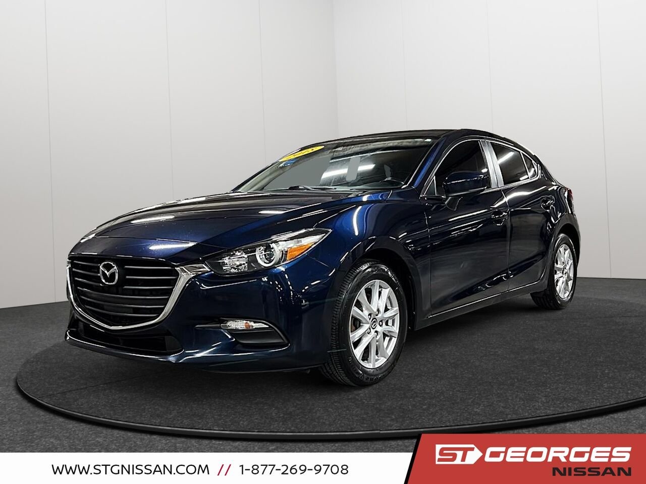 Mazda Mazda3 Sport 2018 Bleu Saint-Georges - photo #0