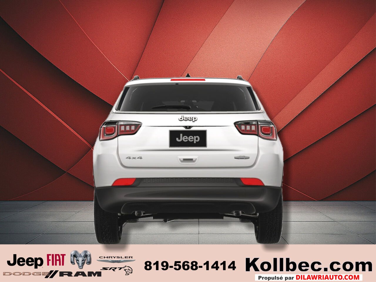 Jeep Compass 251350 | Sport 4x4 2025 Blanc éclatant Gatineau - photo #2