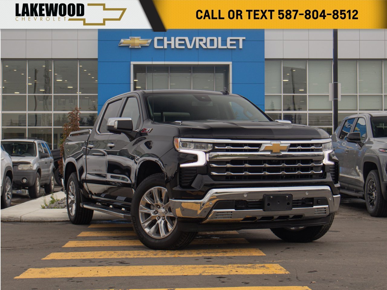 2024 Chevrolet Silverado 1500 4WD Crew Cab 147 LTZ Black Sherwood Park - photo #0