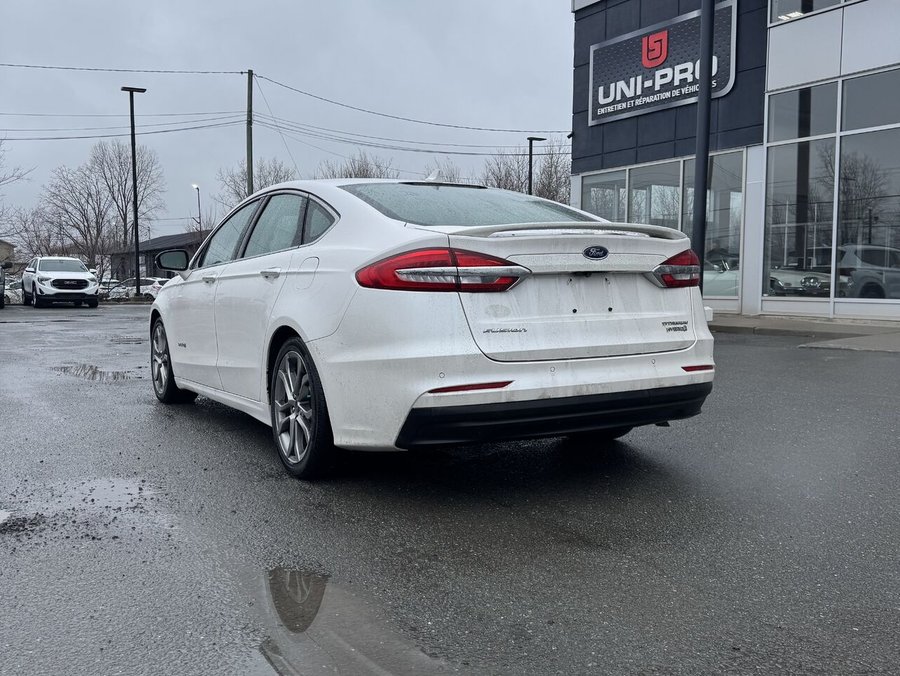 Ford Fusion hybride Titanium 2019 2019 Blanc
