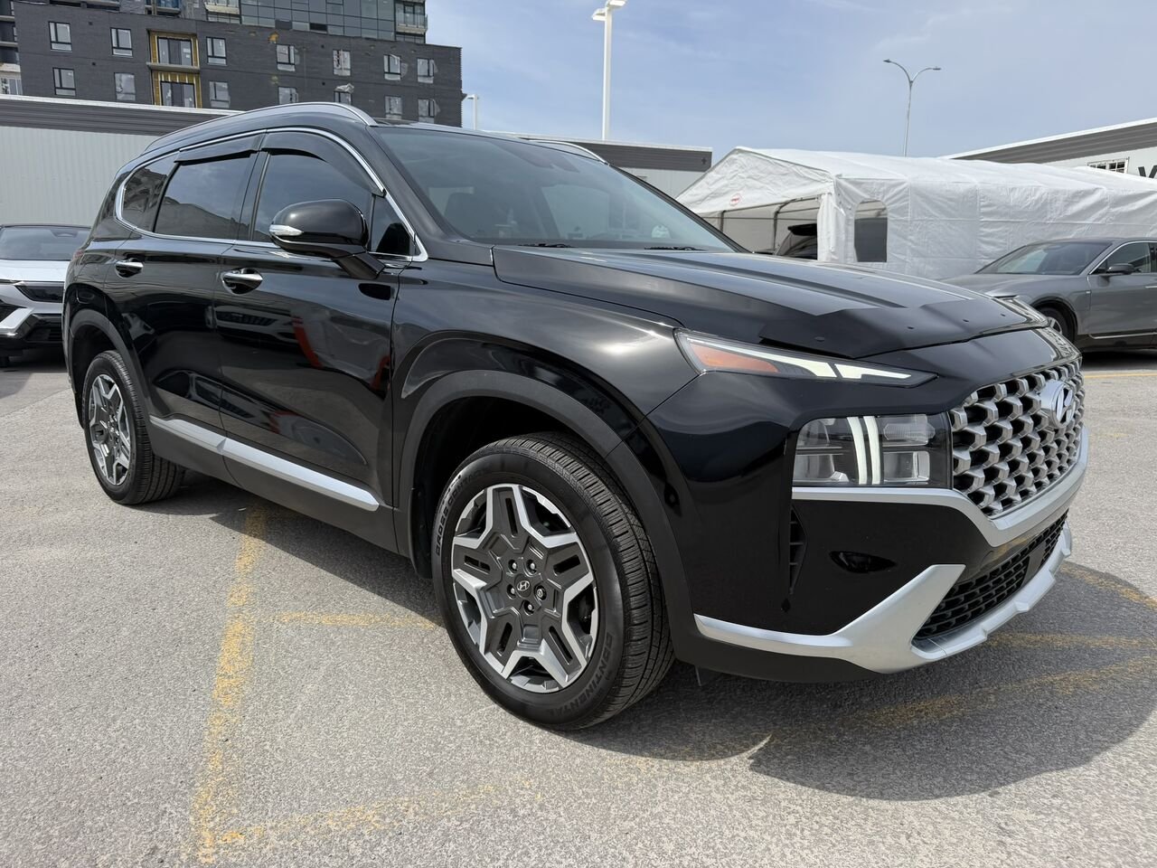 Hyundai Santa Fe HYBRIDE RECHARGEABLE LUXURY AWD 2023 Noir Laval - photo #10