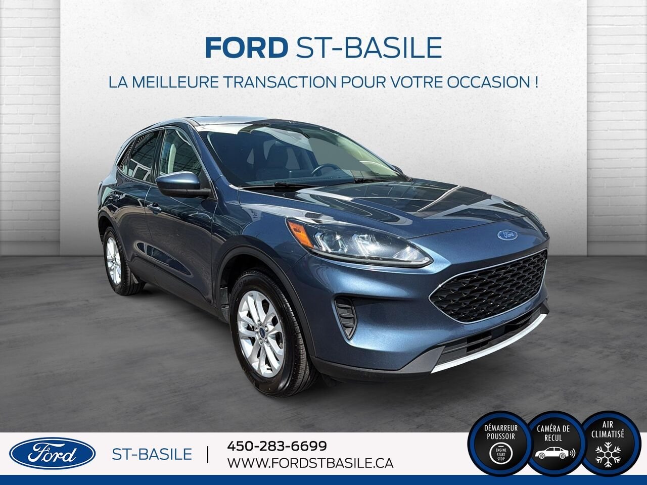 Ford Escape 2020 Bleu Saint-Basile-le-Grand - photo #9