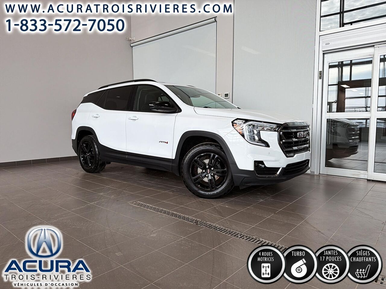 White 2023 GMC Terrain SUV / Crossover All-Wheel Drive Automatic