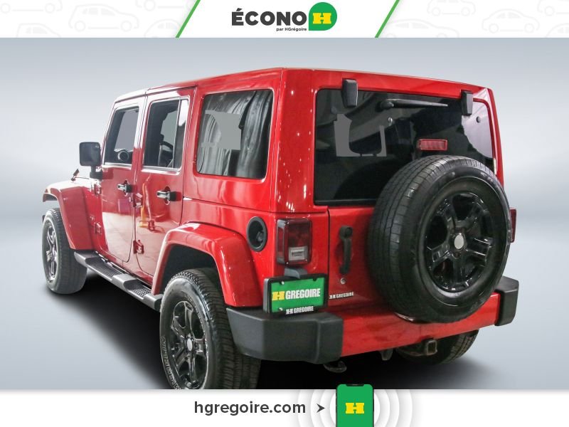 Jeep Wrangler 820666 | Sahara 4X4 AUTO GR ÉLEC A/C MAGS 2018 Rouge Laval - photo #5