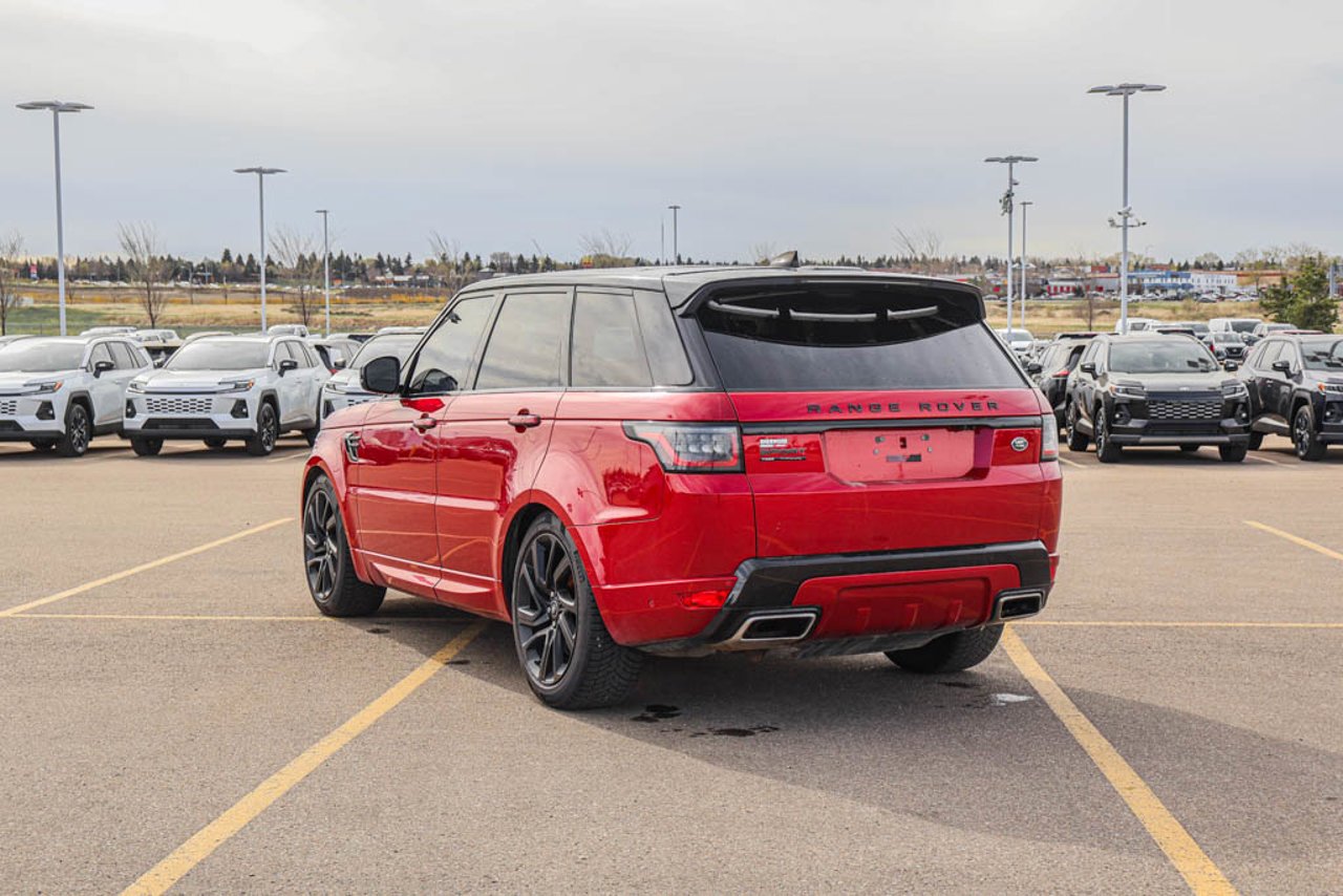 2022 Land Rover Range Rover Sport V8 Supercharged Autobiography Dynamic Red Sherwood Park - photo #5