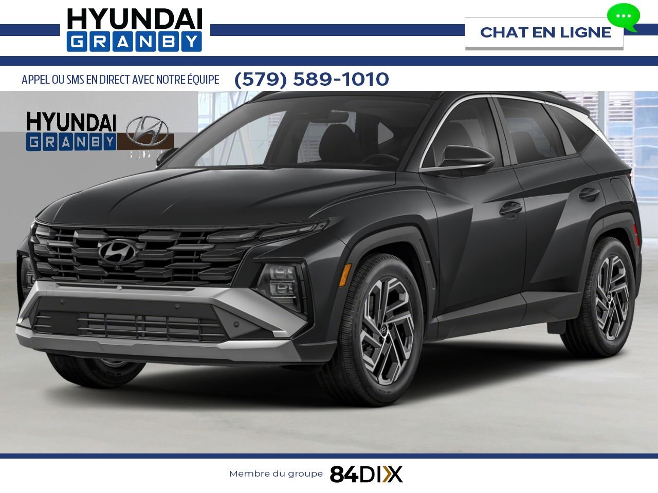 HYUNDAI Tucson hybride rechargeable 2026 Noir cendre Granby - photo #0