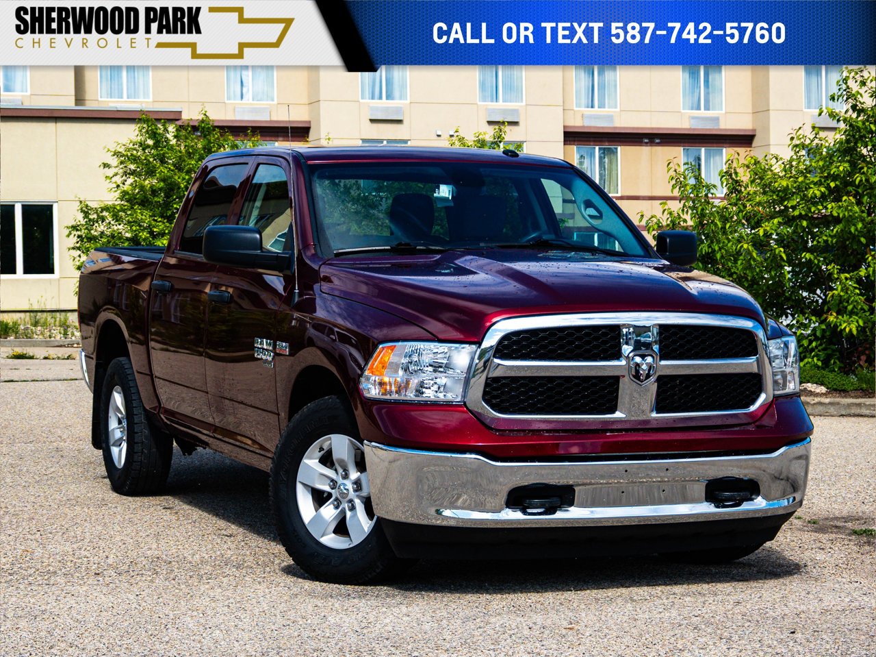 2023 Ram 1500 Classic SLT 4x4 Crew Cab 5'7 Box Red Sherwood Park - photo #0