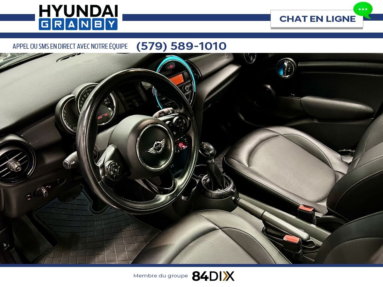 MINI Cooper toit rigide 5 portes 2016 Noir Granby - photo #9