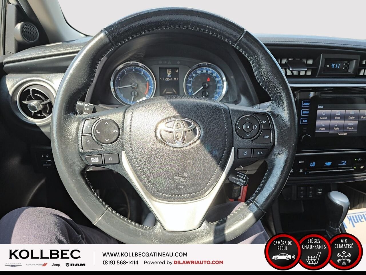 TOYOTA COROLLA SE 2018 Blanc Ottawa & Gatineau - photo #9