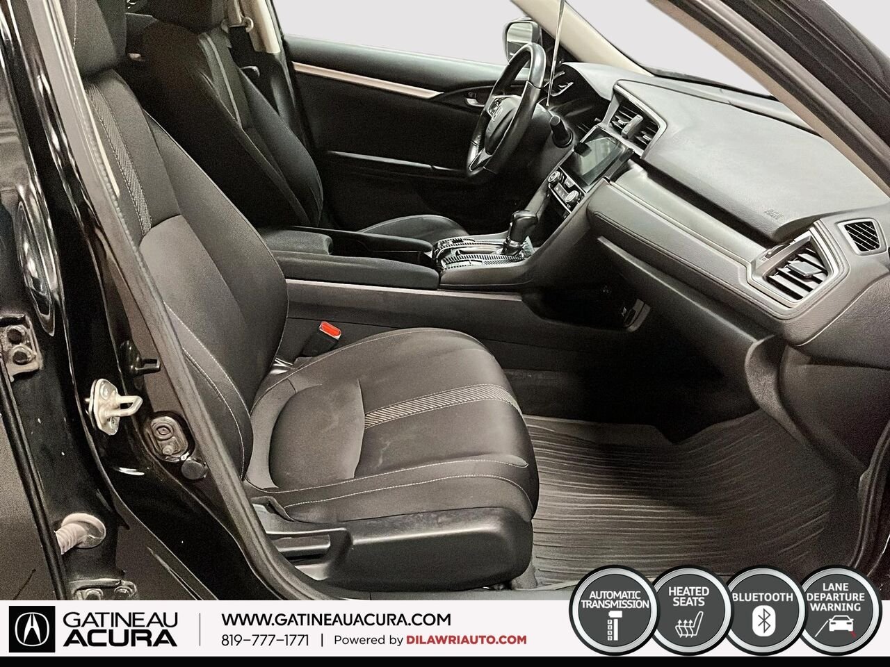 2018 Honda Civic SE Black Gatineau - photo #17