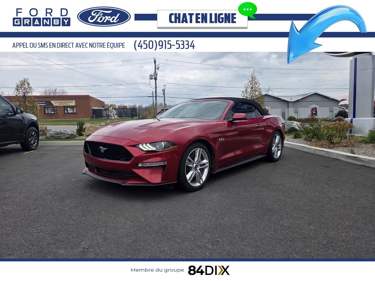 Ford Mustang 2020 Rouge Granby - photo #2