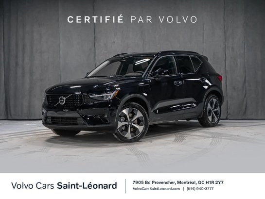 2025 Volvo XC40 B5 AWD PLUS DARK CLIMAT VOLANT CHAUFFANT Black