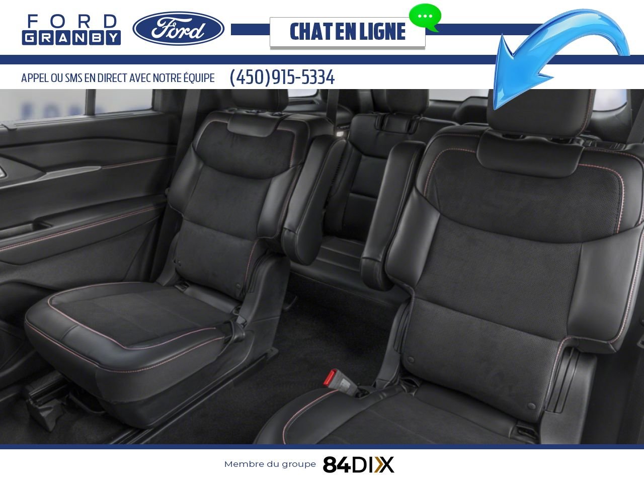 Ford Explorer 2026 Noir agate métallisé Granby - photo #10